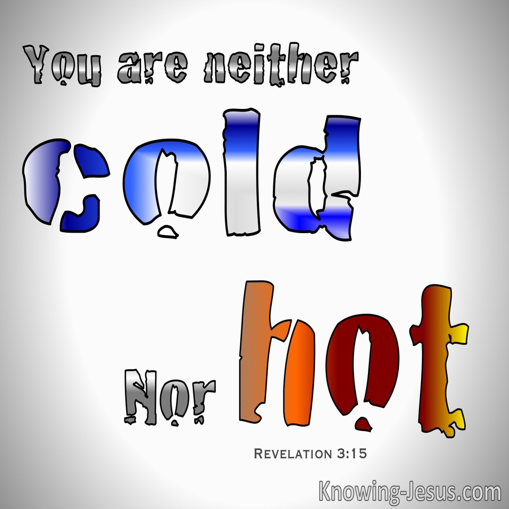 Revelation 3:15 You Are Not Hot Nor Cold (gray)